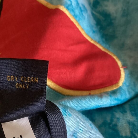 Allure Embroidered Blazer Jacket Art-to-Wear Cotton Rayon Flax Sz M 158D - Picture 9 of 9